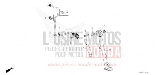 SIDE STAND CRF1100AS de 2025